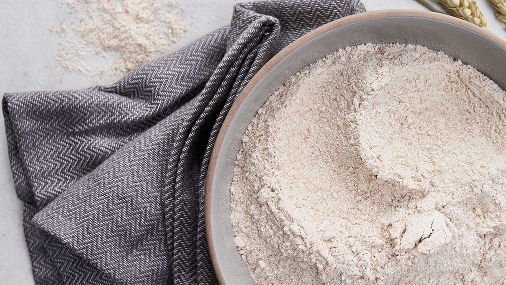 Изображение на пълнозърнесто брашно