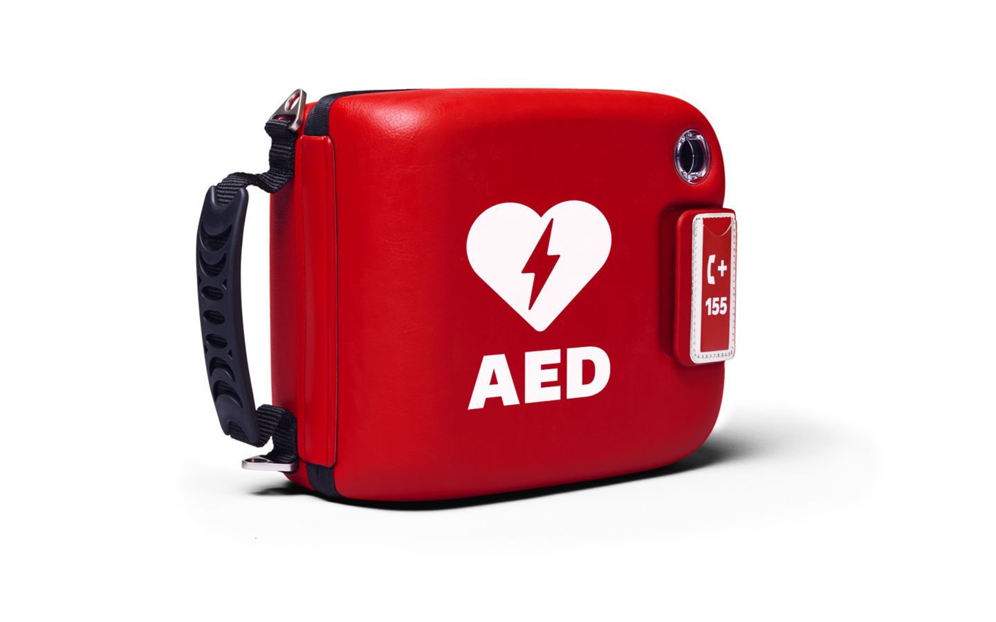 AEG červený obal s obrázkem srdce a blesku