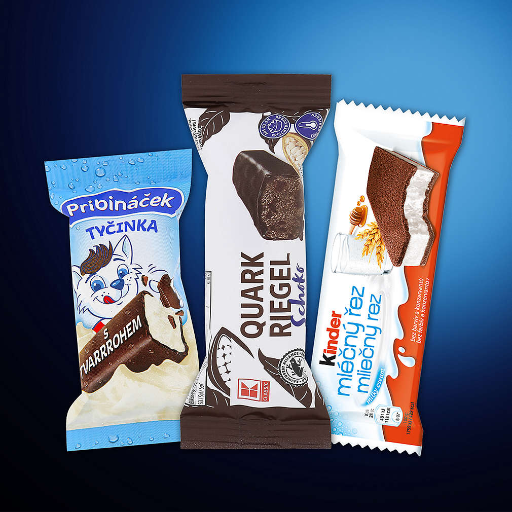 Chlazené mléčné snacky