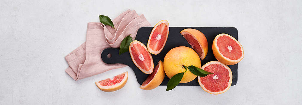 Abbildung frischer Grapefruit