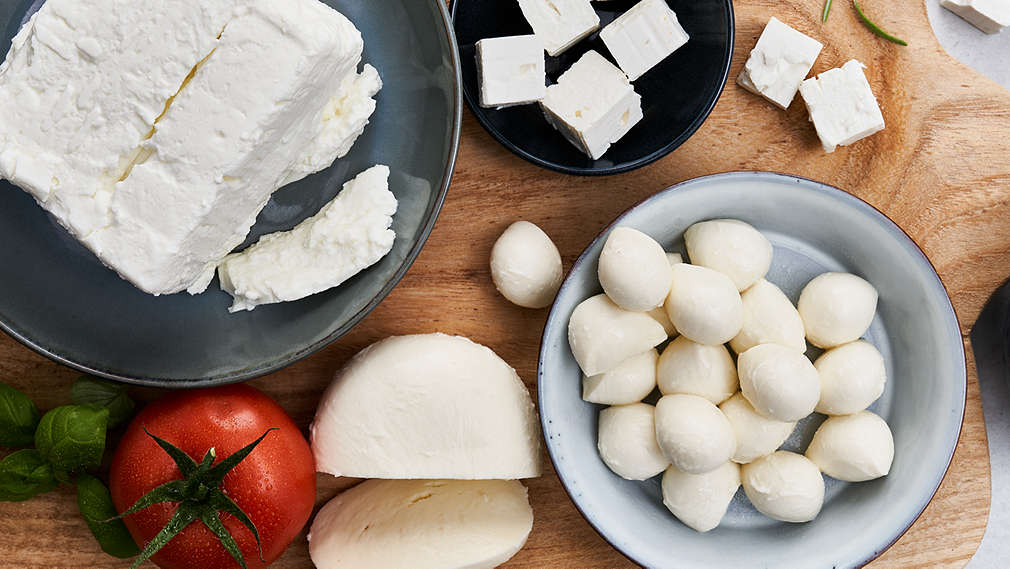 Abbildung von Frischkäse und Speisequark