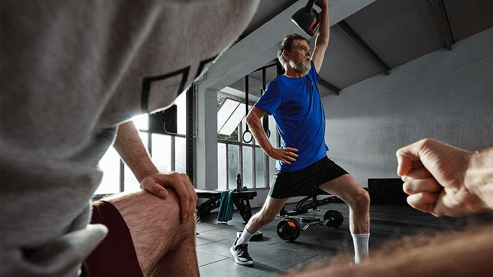 Person beim Workout