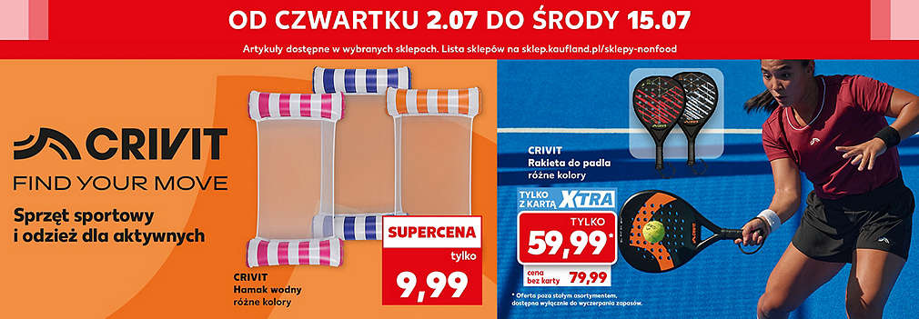 materace i padel CRIVIT