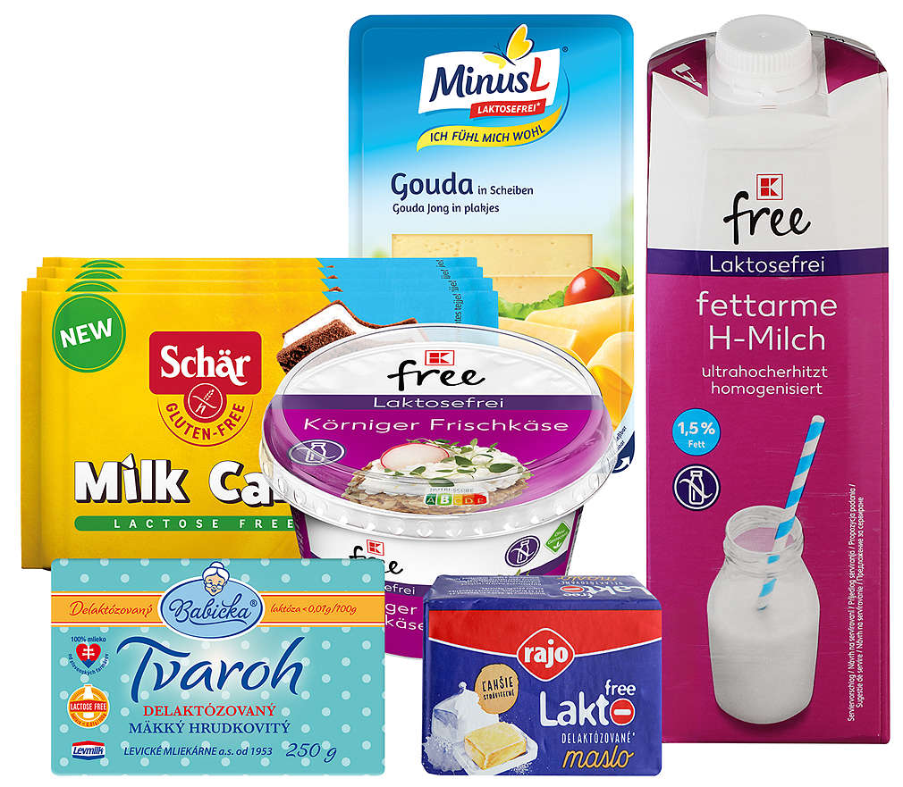 Zľava -15% na vybraný sortiment delaktózovaných produktov