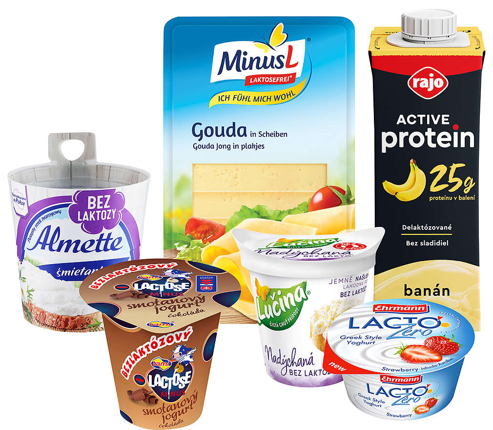 Zľava -15% na vybraný sortiment delaktózovaných produktov