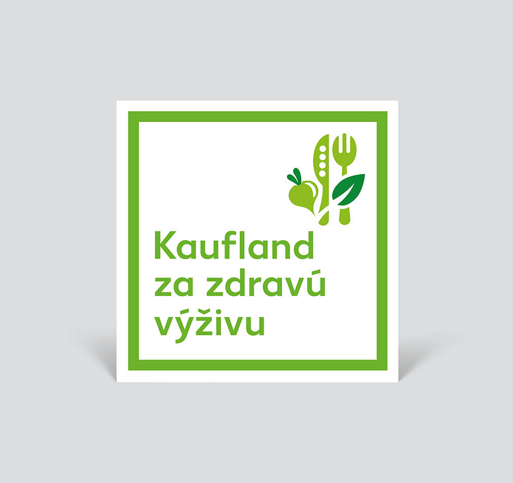 Logo Kaufland za zdravú výživu