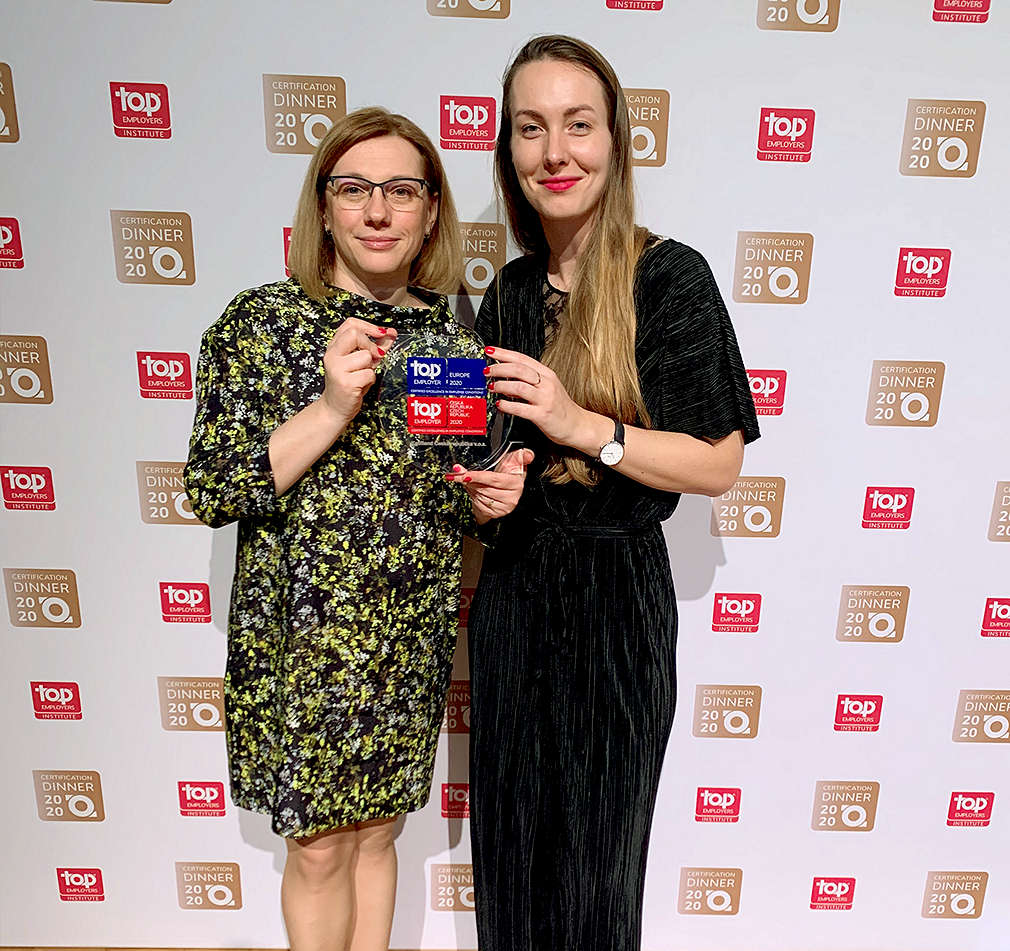 Ocenění TOP Employer a zástupci společnosti Kaufland