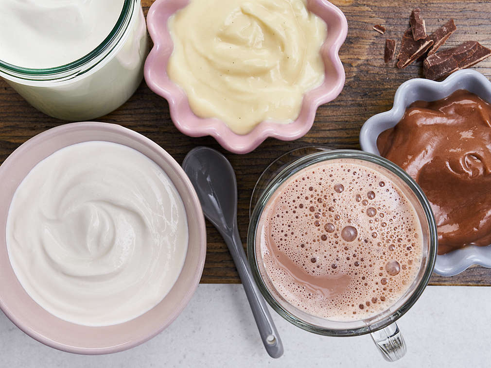 Produse lactate proaspete în detaliu