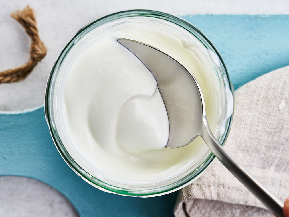 Iaurt proaspăt în detaliu