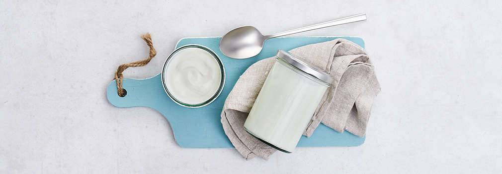 Abbildung von frischem Joghurt