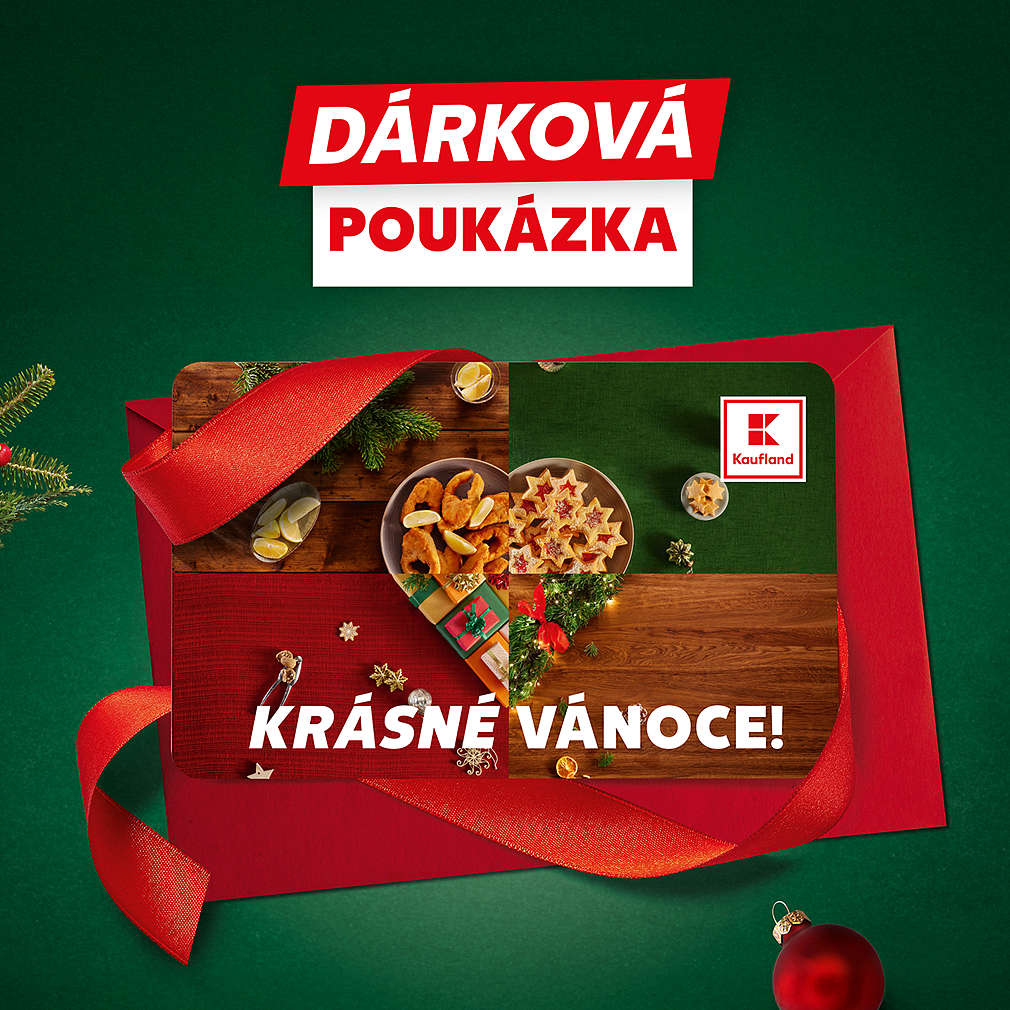 Vyhrajte dárkovou poukázku do Kauflandu.