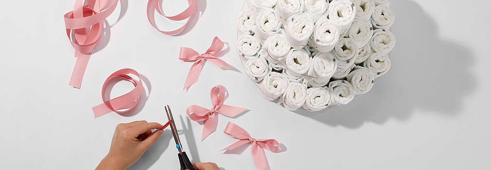 Decoration materials for your diaper cake