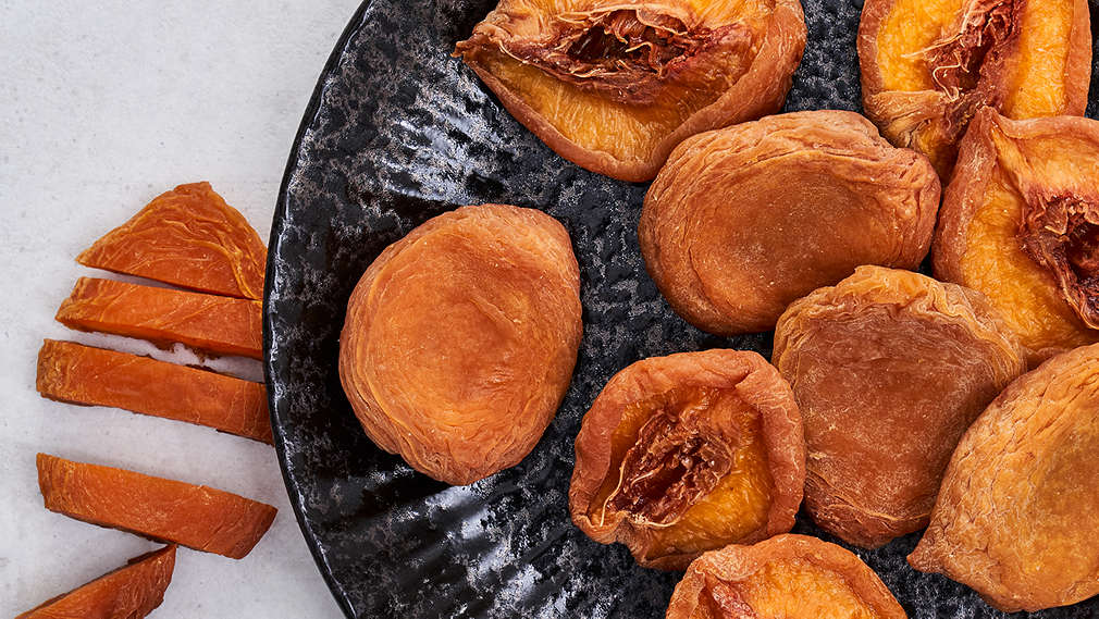 Zdjęcie suszonej brzoskwini