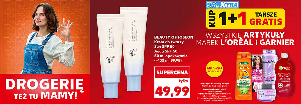 produkty Loreal i Garnier