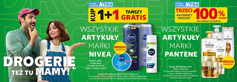 produkty marek Pantene i Nivea