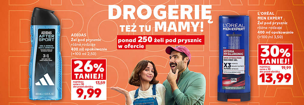 męskie żele pod prysznic