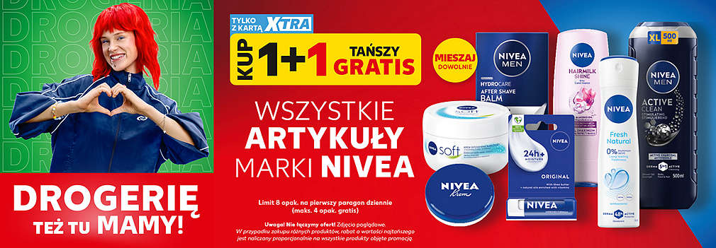 artykuły nivea 1 + 1 