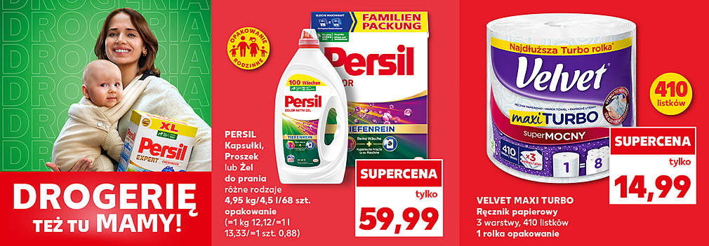 Persil do prania i ręcznik kuchenny Velvet