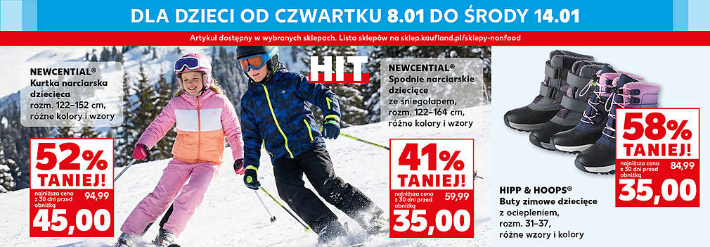ubrania dla dzieci na zimę