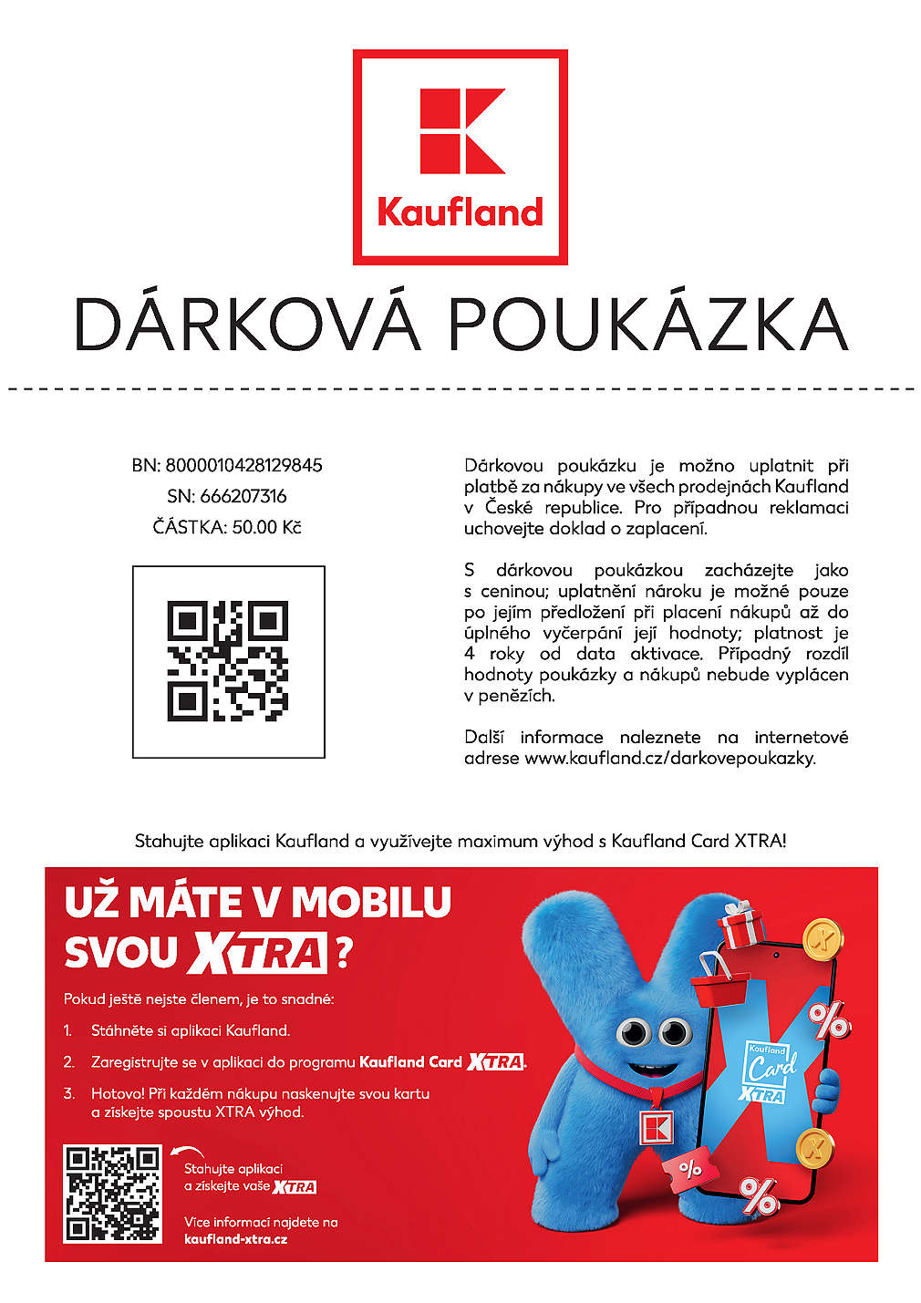 Elektronická dárková poukázka