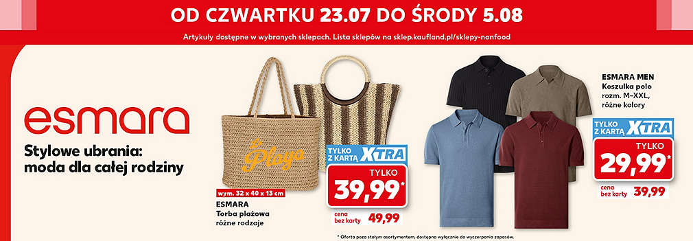 torba plażowa i koszulka polo