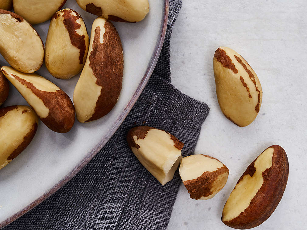 Detailný pohľad na para orechy