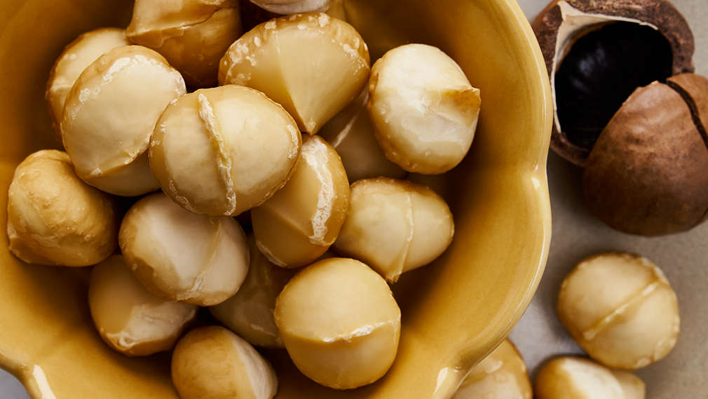 Zdjęcie orzechów makadamia