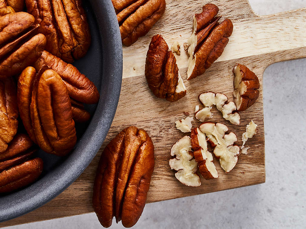 Детайлно изображение на пекан