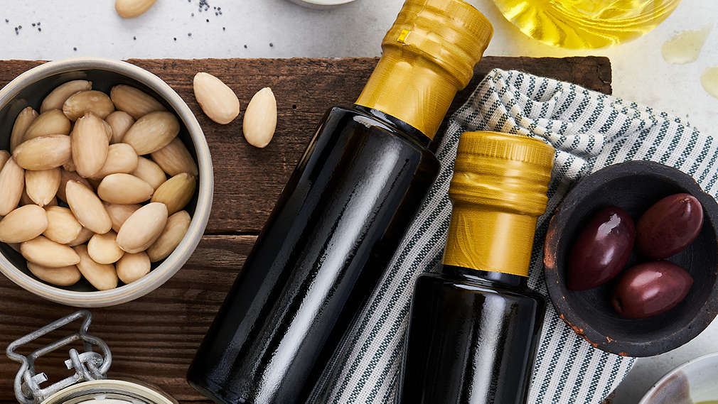 Abbildung verschiedener Fette und Öle