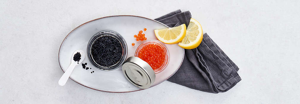Abbildung von frischem Kaviar