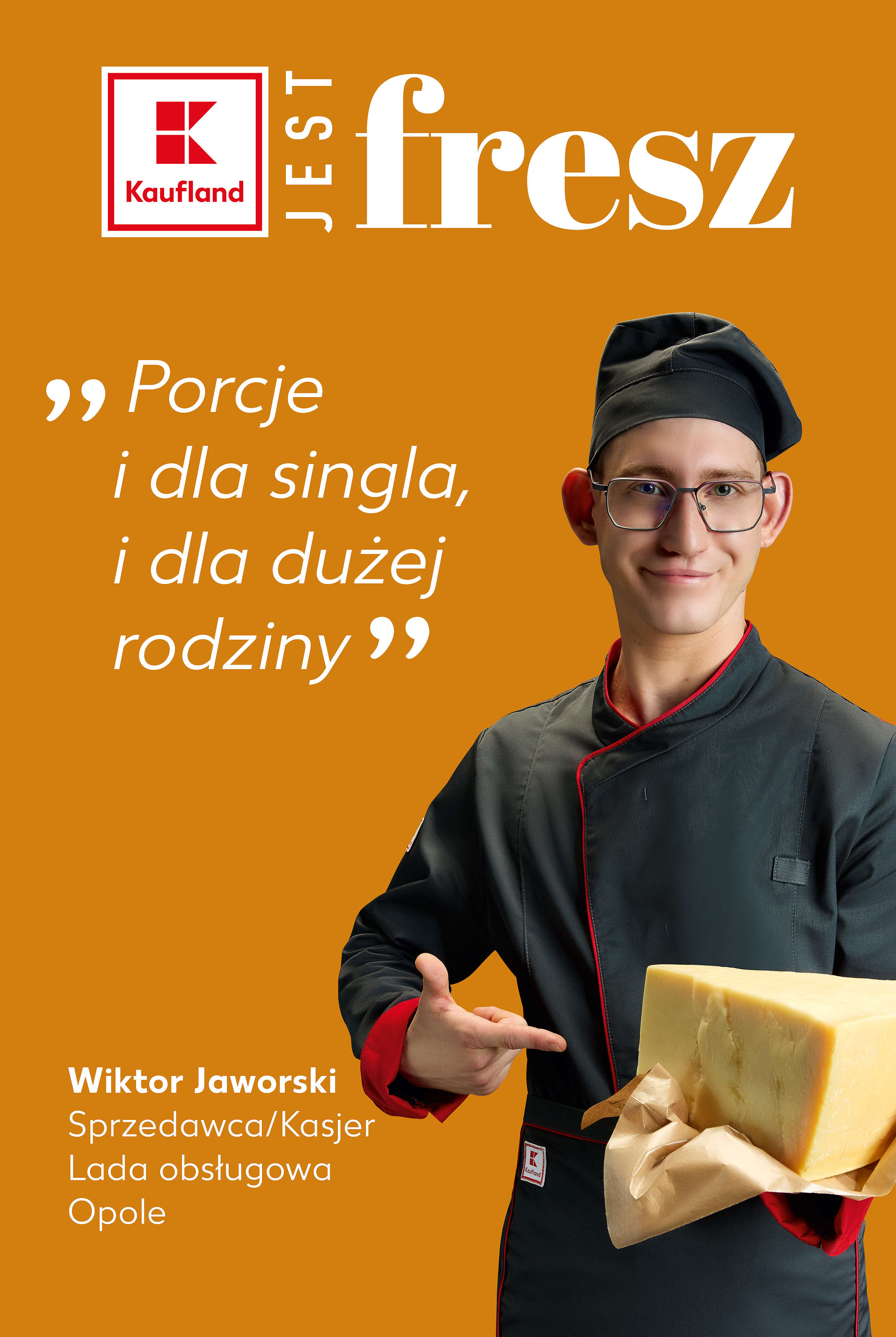 Kaufland jest FRESZ - pracownik działu LADA z serem