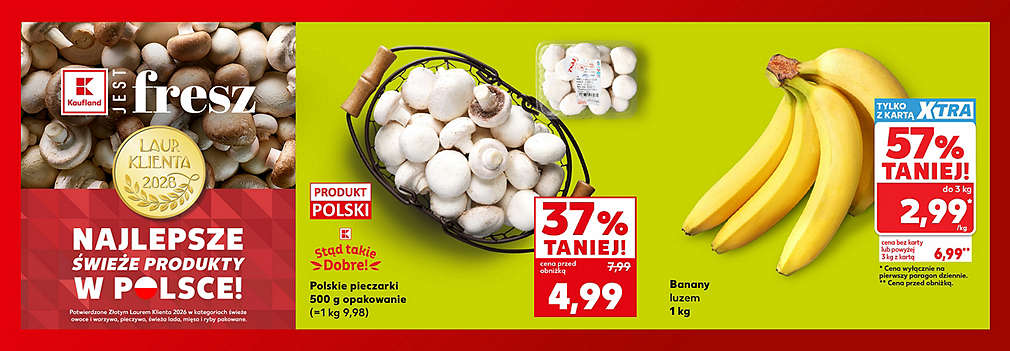 pieczarki  i banany