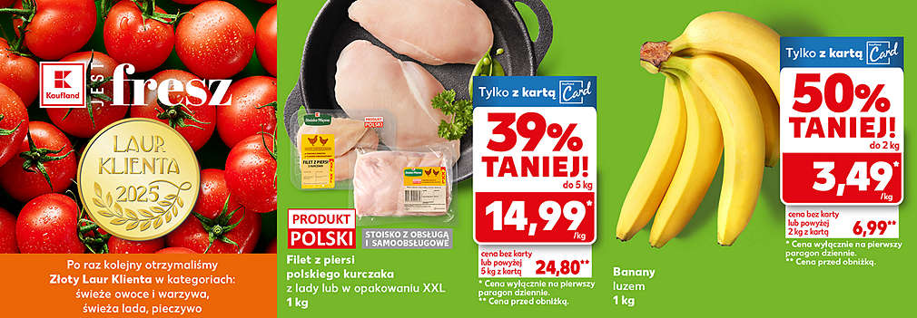 banany i filet z kurczaka