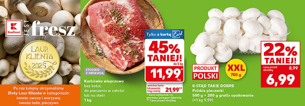 karkówka i pieczarki