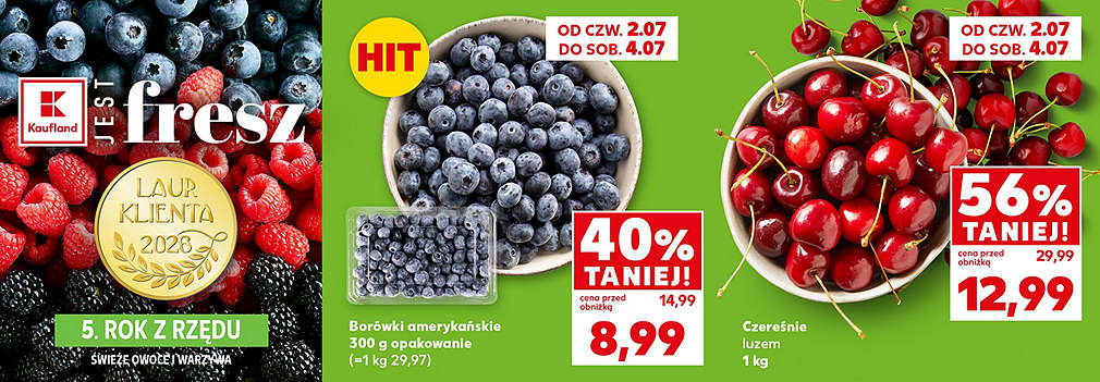 borówki i czereśnie
