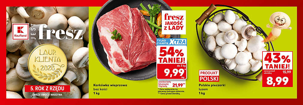 karkówka wieprzowa i pieczarki
