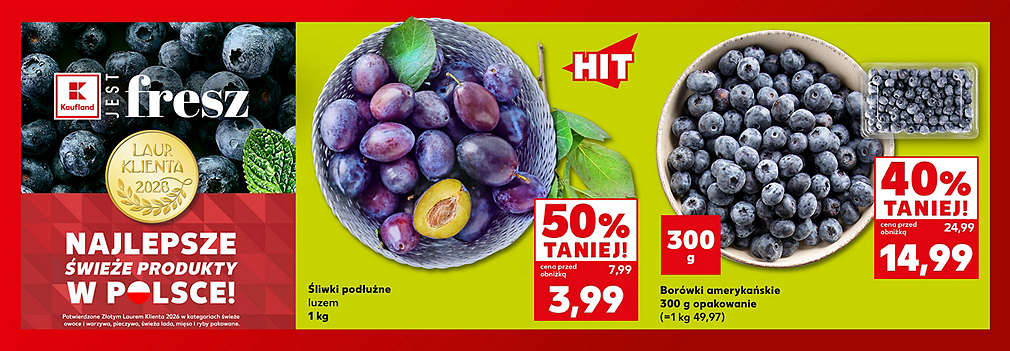 śliwki i borówki