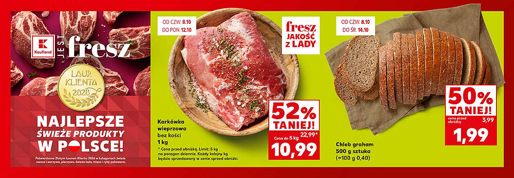 karkówka i chleb graham