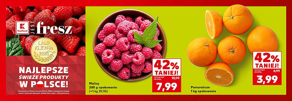maliny i pomarańcze