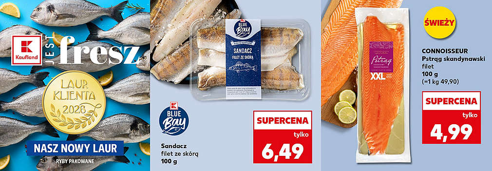świeże ryby pakowane