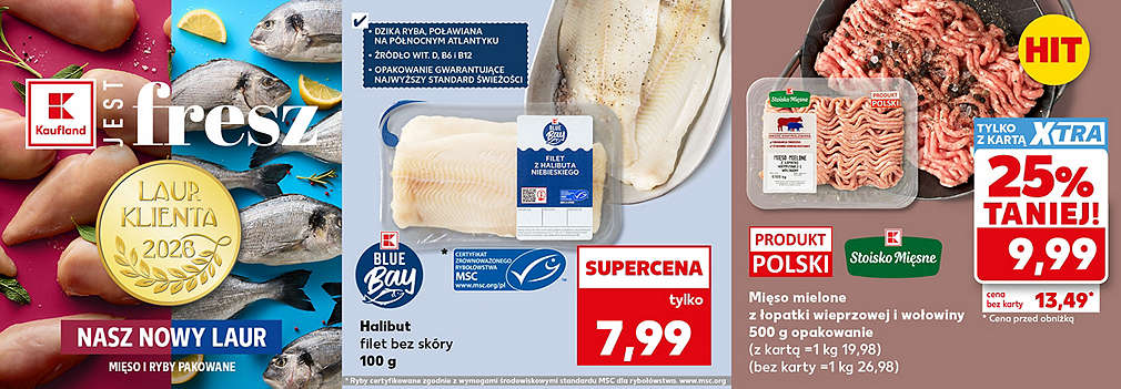 ryba i mięso mielone
