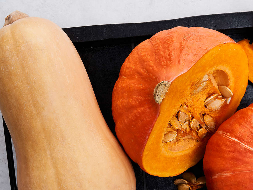 Свежая тыква, подробный вид