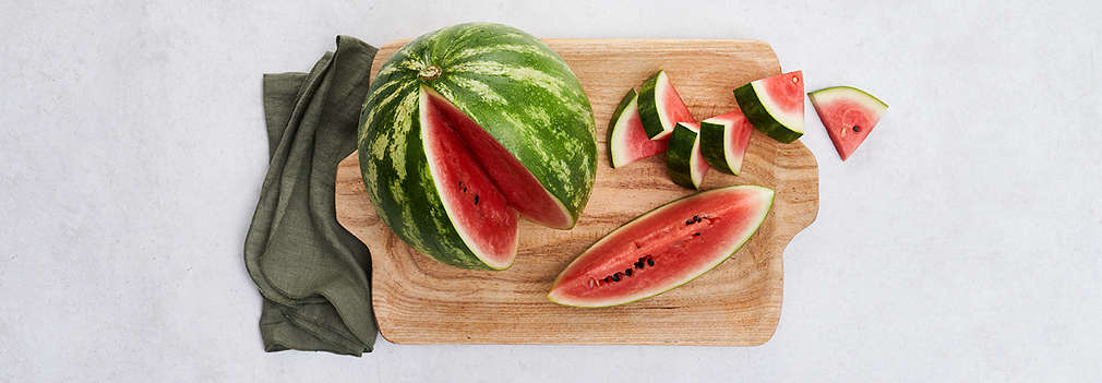 Abbildung frischer Wassermelone