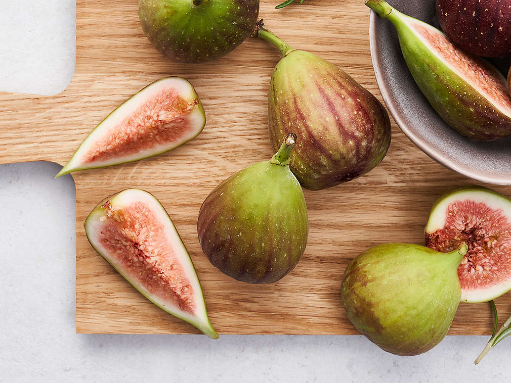 Frische Feige in der Detailansicht