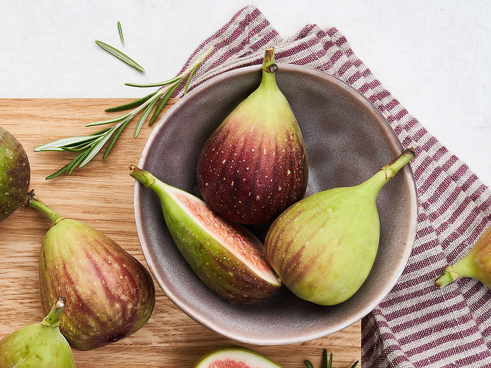 Frische Feige in der Detailansicht