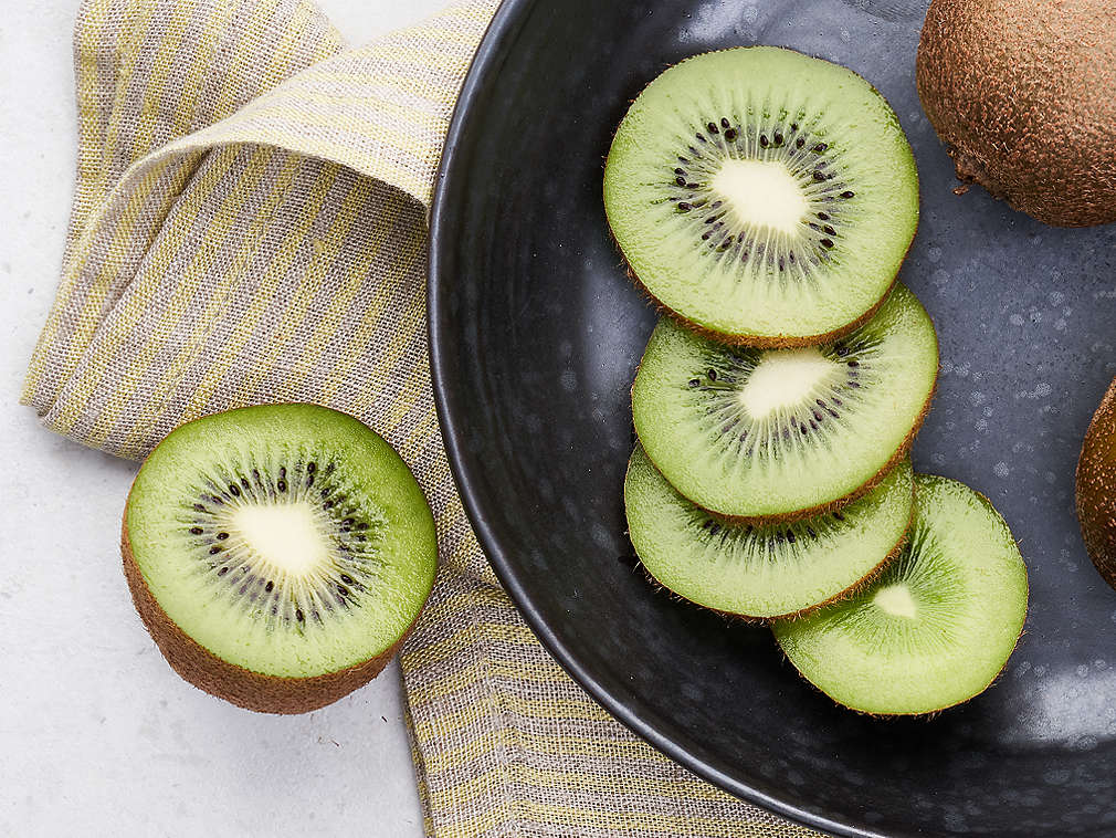 Frische Kiwi in der Detailansicht