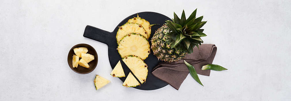 Abbildung frischer Ananas