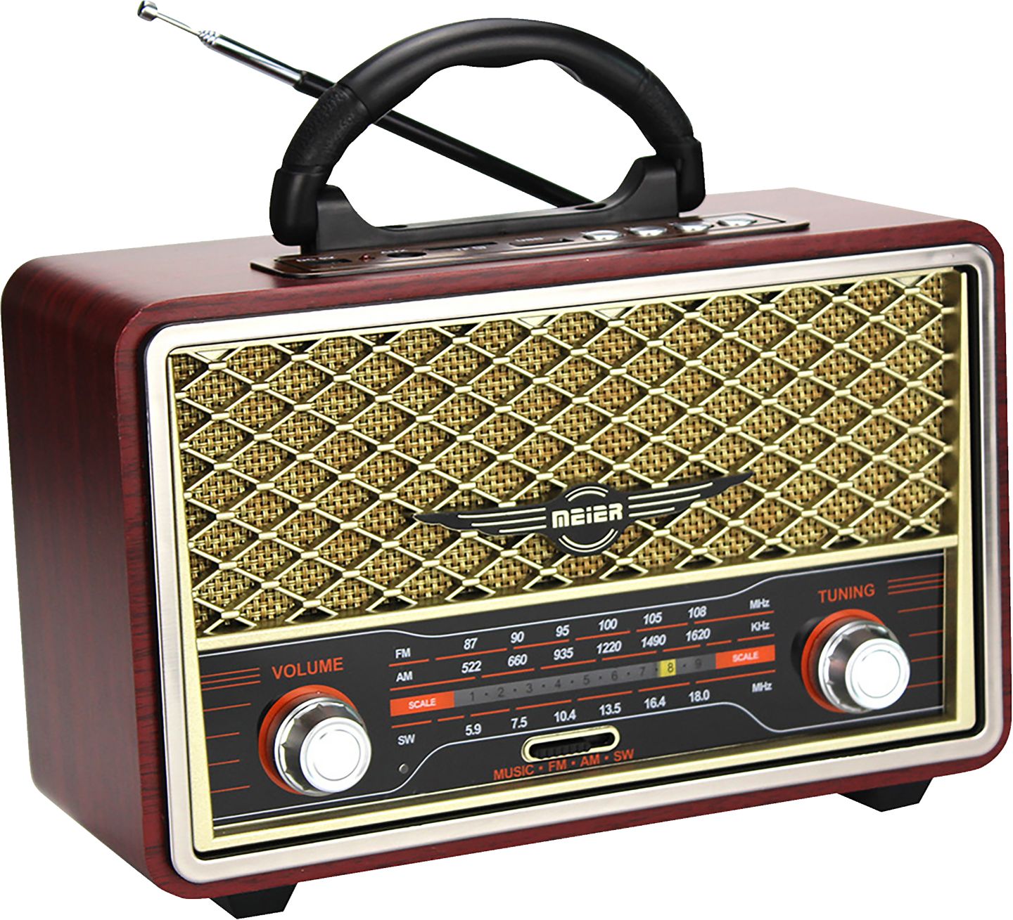 Retro rádio Meier M-156BT 