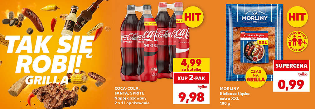 Coca-Cola i kiełbasa Morliny