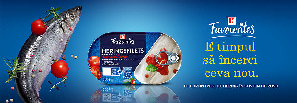 K-Favourites Hering in sos de rosii